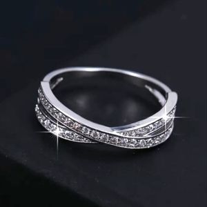2/$20 Nwtib.Classy stainless steel and cubic zirconia band